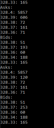 MOEX AlgoPack orderbook